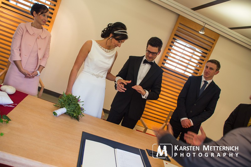 Die Ringe sind getauscht...