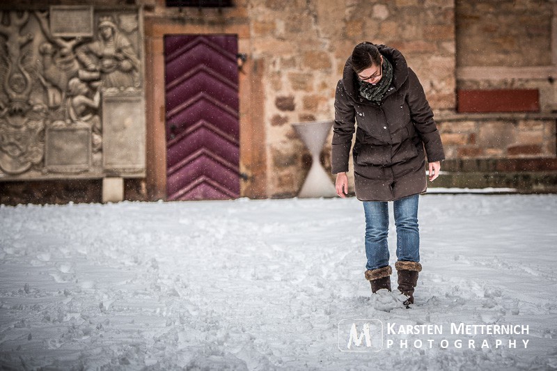 Und zwar hatten wir jede Menge Schnee...