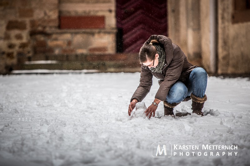 Für den Schneemann hat es auch gereicht...