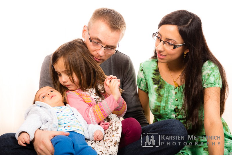 Fotoshooting im eigenen Wohnzimmer