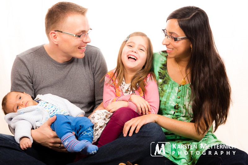 Einmal die komplette Familie