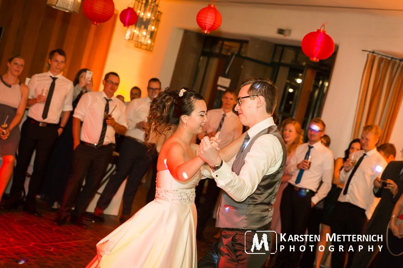 Wurden diese mit dem Hochzeitstanz direkt wieder abgearbeitet