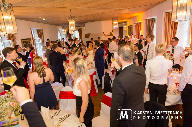 Ein Hoch auf das Brautpaar