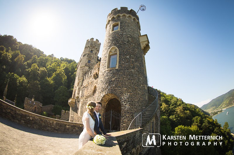Und auch ein Bild mit der Burg Rheinstein durfte nicht fehlen