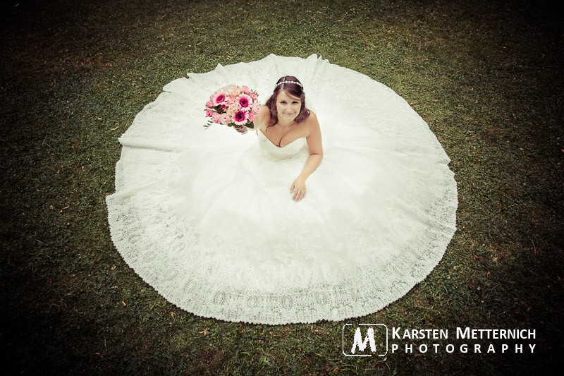 Die Braut, die sich einiges traut - trotz Regen