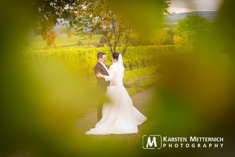 Hochzeit im Rheingau - diesmal tief in den Weinbergen