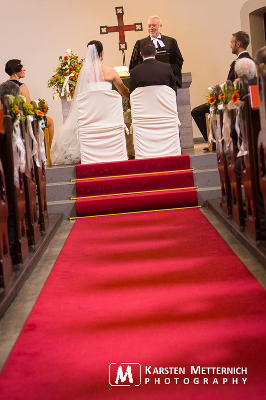 Und dann auch noch in so einer schönen Kirche