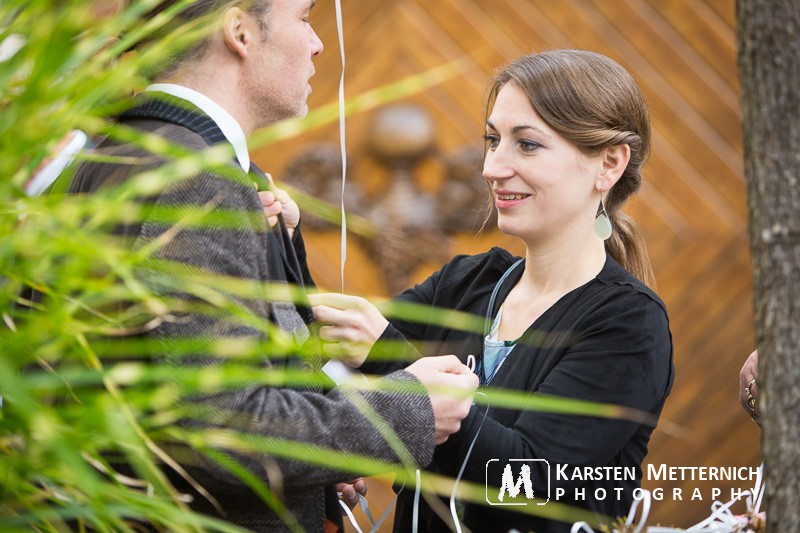 Im Hintergrund laufen noch die letzten Vorbereitungen