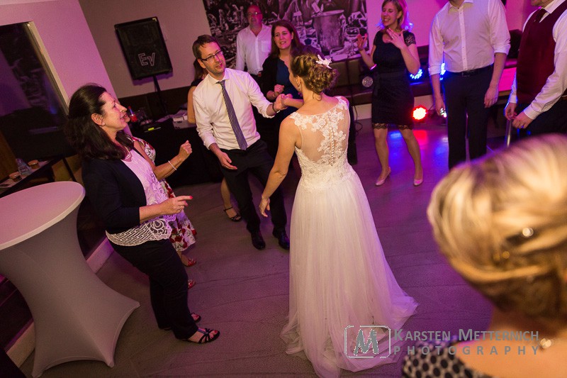 Nach dem Essen ging es direkt zum Party-Teil über