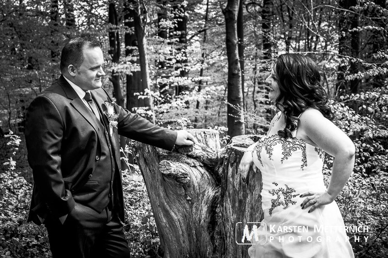 Und ist direkt im Wald gelegen