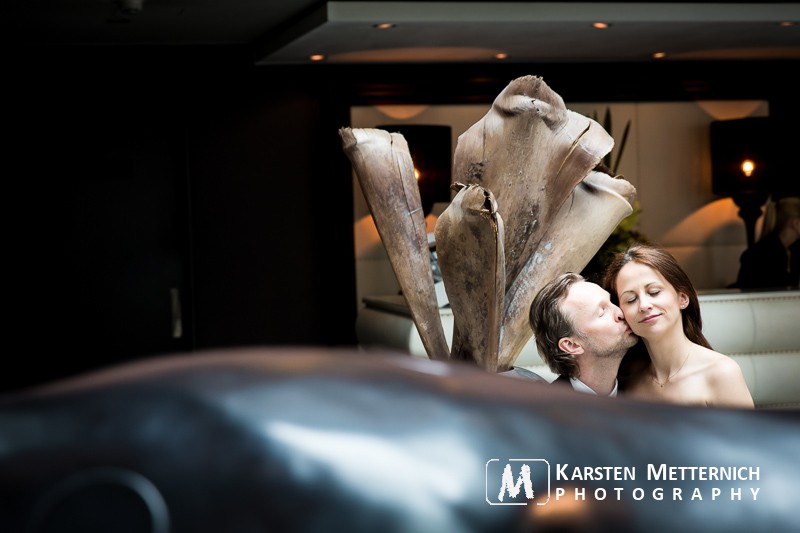 Das Paar muss nicht immer komplett zu sehen sein