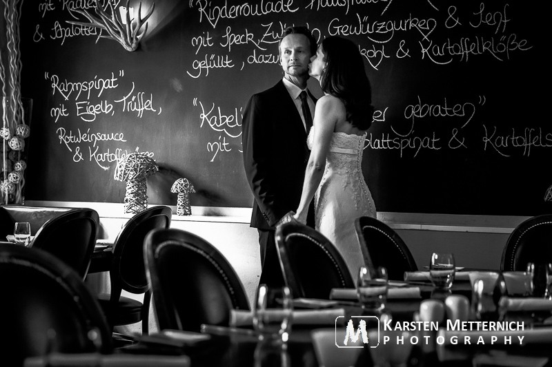 Auch das Restaurant musste dran glauben