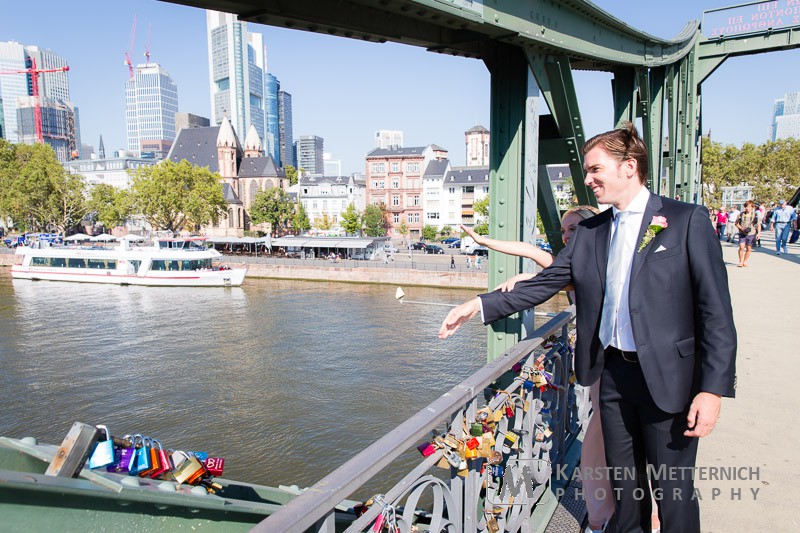 Nach dem Römer ab zum Eisernen Steg
