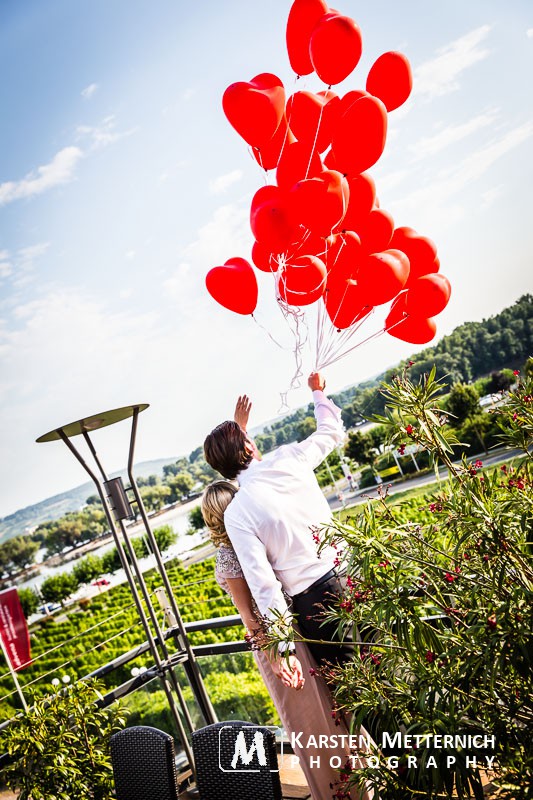 Und auch die Ballons dürfen nicht fehlen...