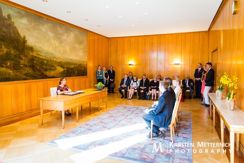 Das ist das berühmte Standesamt im Römer in Frankfurt