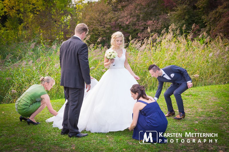 Viele Helfer zum Shooting...