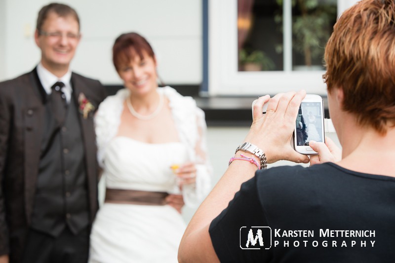 Ich hatte harte Konkurrenz auf der Hochzeit