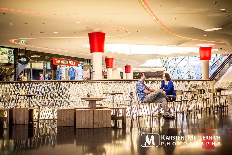 Paarshooting in der MyZeil in Frankfurt