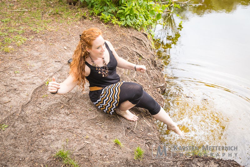 Allerdings ist das Wasser nicht warm genug zum Baden...