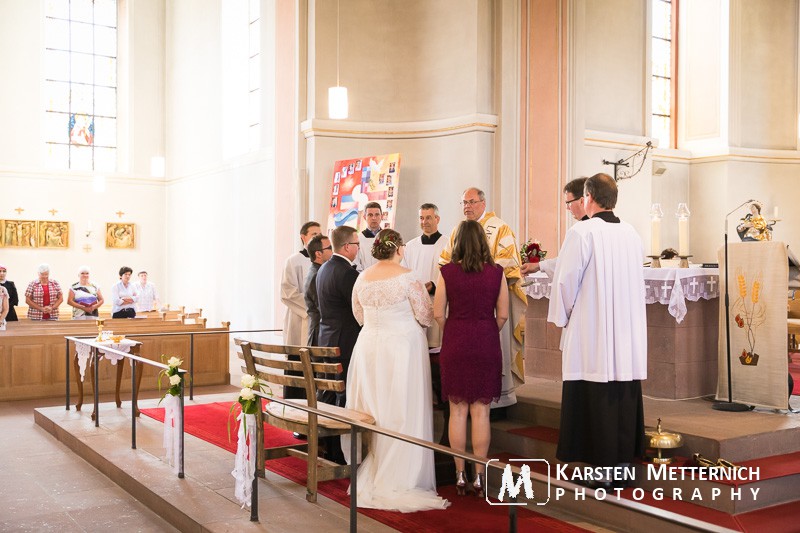 Leider wurde es sehr eng rund um das Brautpaar