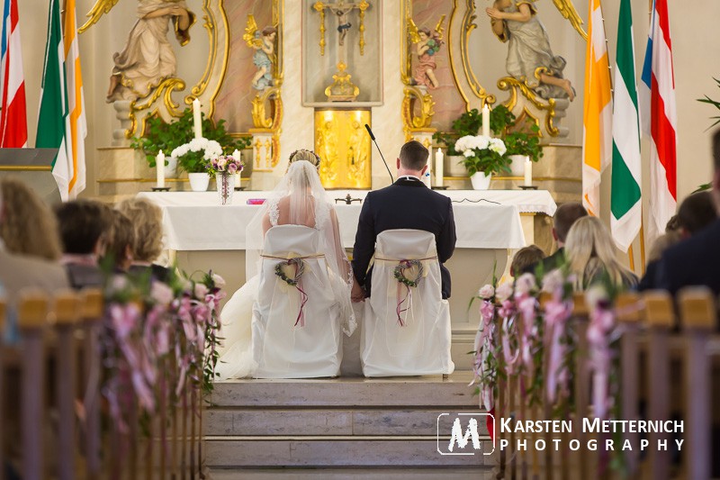 Und schon kann die Trauung starten