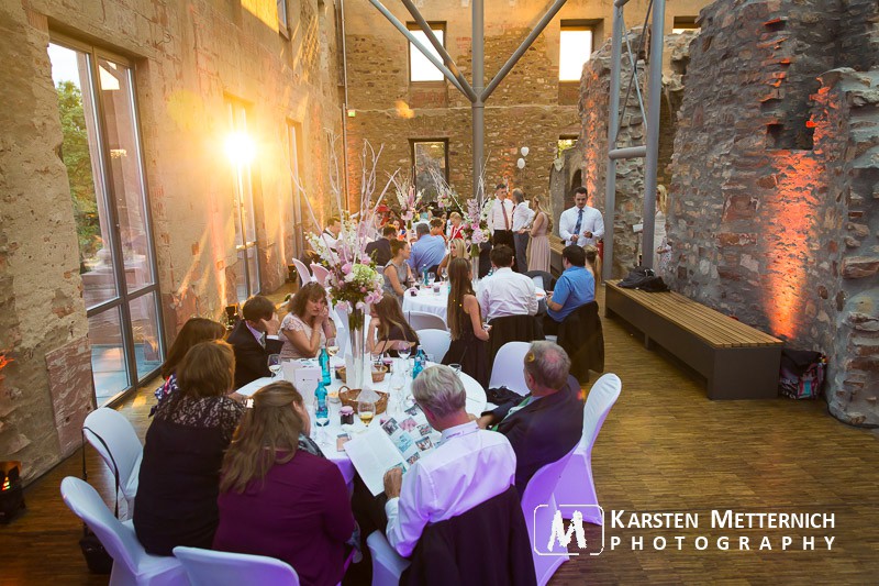 Sonnenuntergang im Jagdschloss Platte