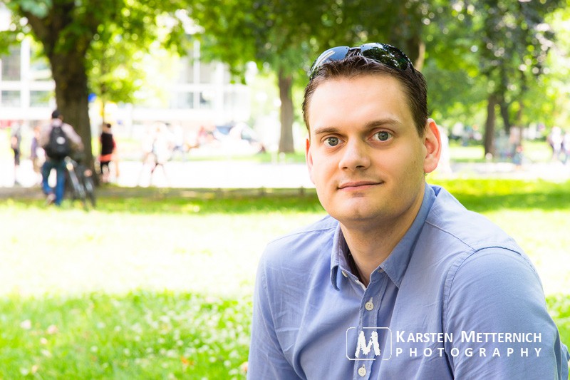 Ich als Objekt beim Fotoworkshop Kompaktkamera in Frankfurt