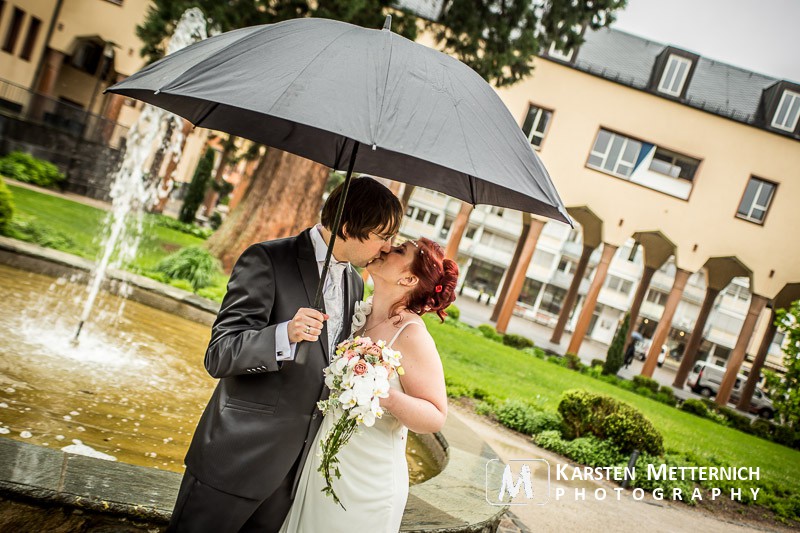 Der Regenschirm darf nicht fehlen