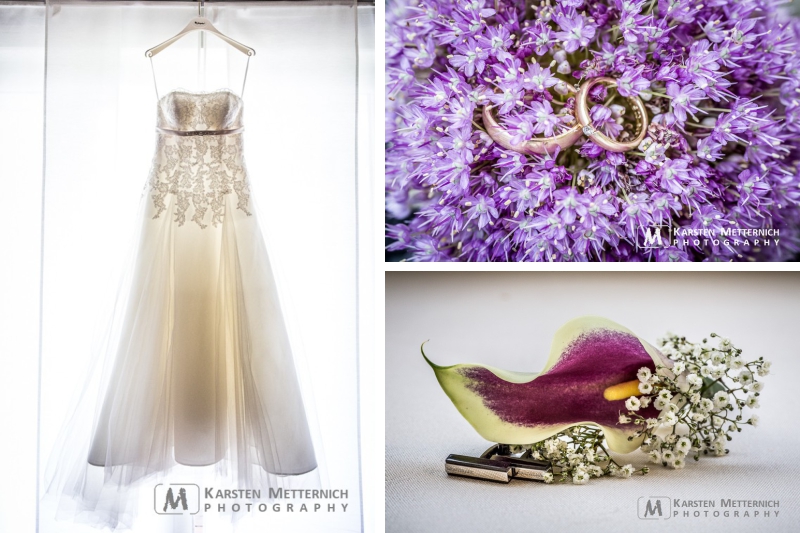 Beim Getting Ready kann man auch gut Details fotografieren