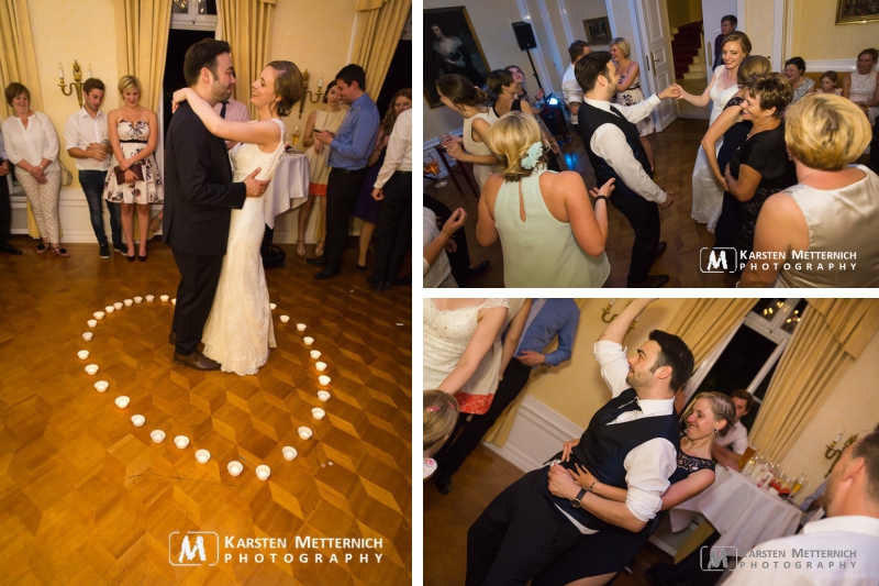 Nach dem Hochzeitstanz wurde nur noch gefeiert