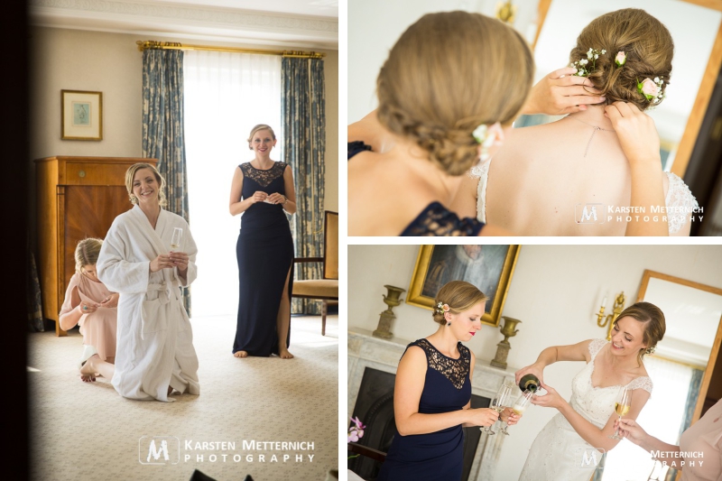 Aber auch die Zimmer sind sehenswert und das nicht nur zum Getting Ready...