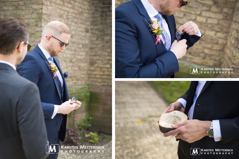 Wie immer warten vor der Kirche alle auf die Braut...