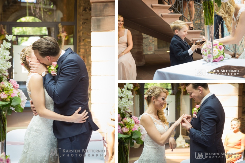 Noch schnell die Ringe, um es amtlich zu machen