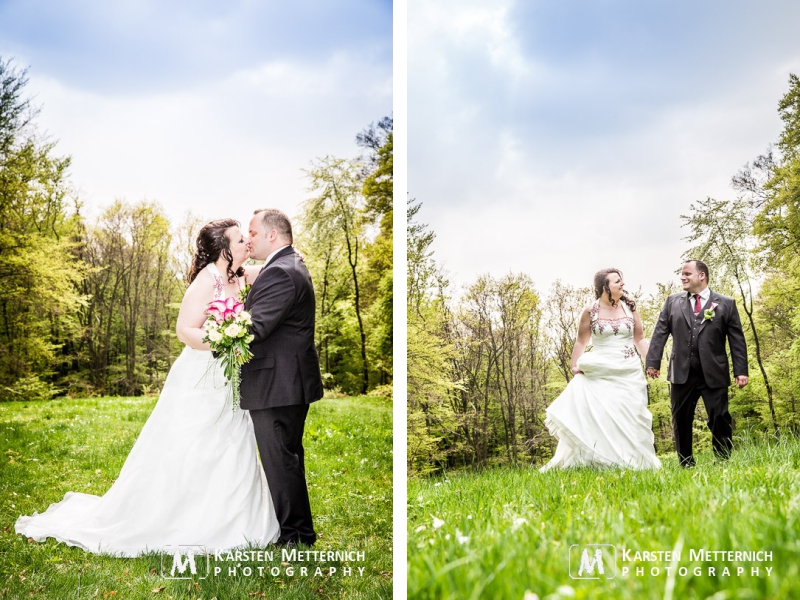 Den Beiden sieht man den glücklichsten Tag im Leben an...