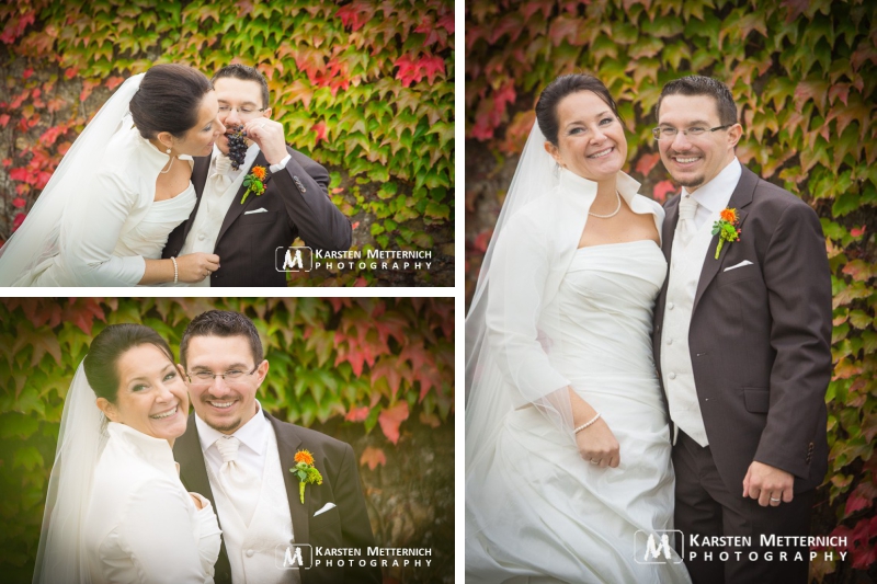 Nein, die Weintrauben brauchten wir nicht mitbringen, die waren schon da...