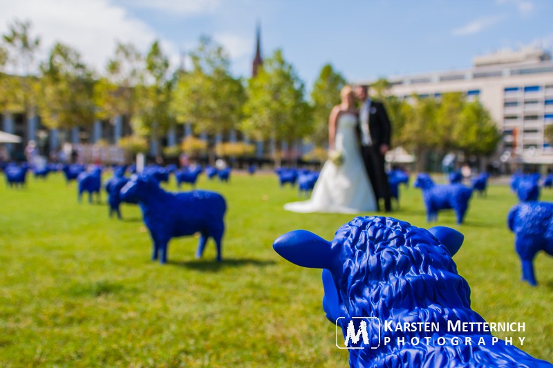 Heiraten mal anders - Blaue Schafe in Wiesbaden...